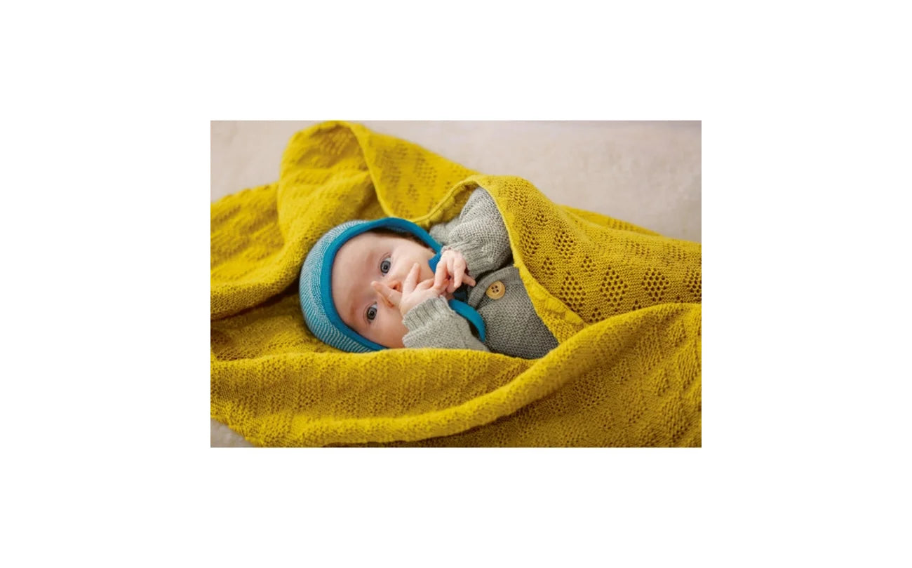 Wollen Baby deken