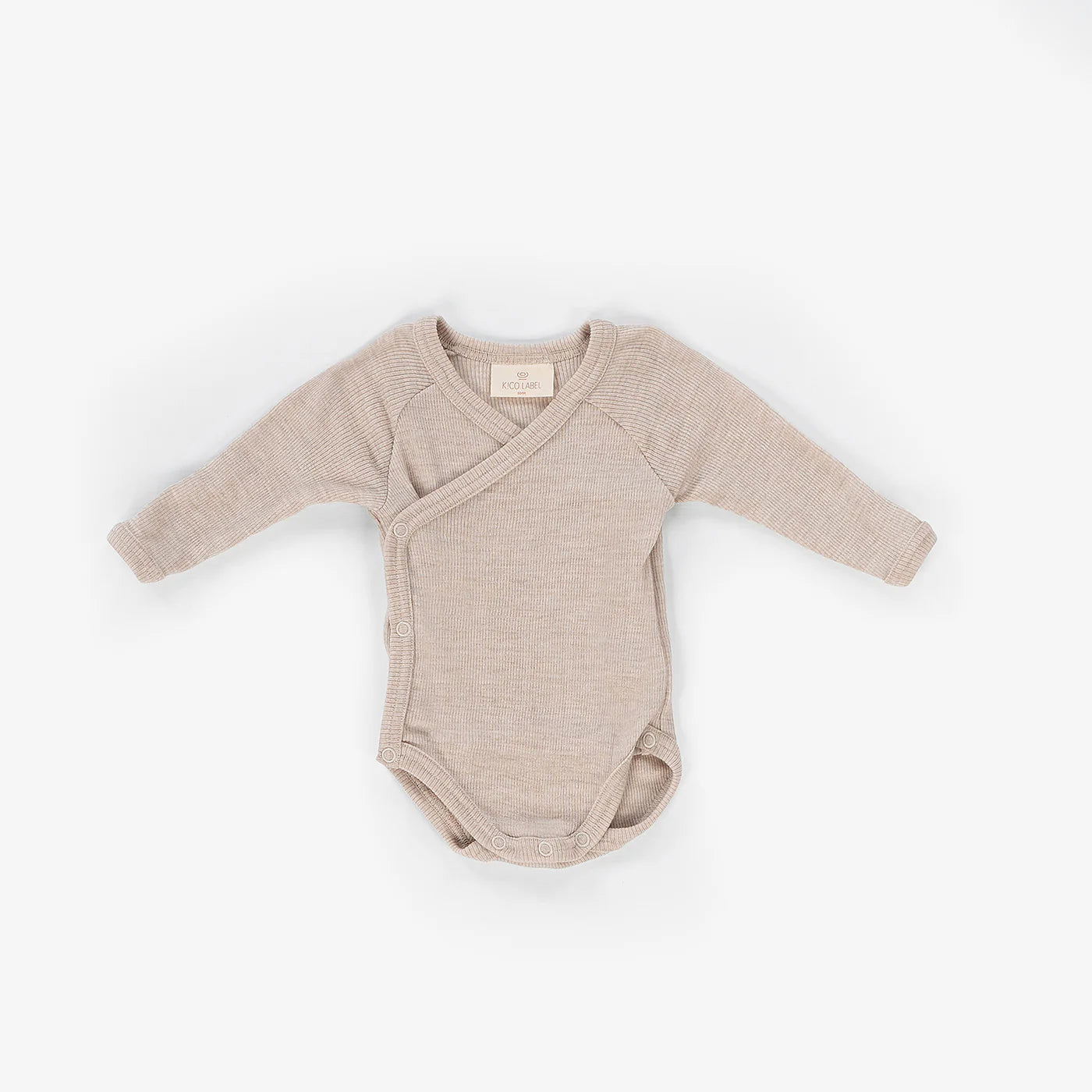 Baby overslag romper - Merinowol